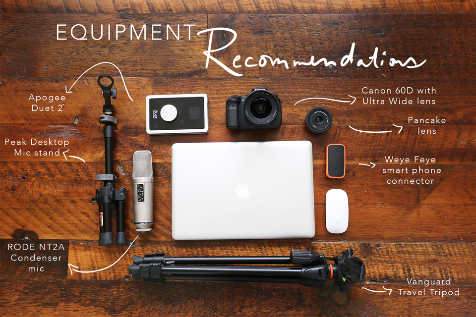 Find out my FAVE Video Equipment recommendations for bloggers & musicians! www.thelovelyindie.com