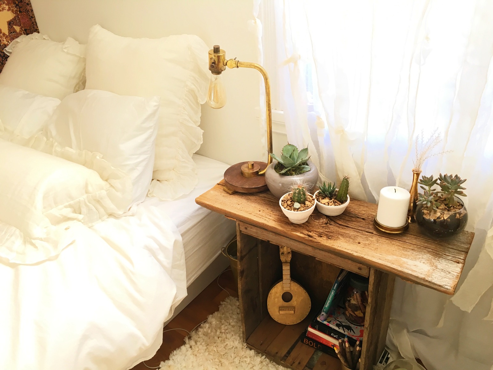Bohemian Bedroom Decor Ideas Diy Hippie Succulents Plants Shelf