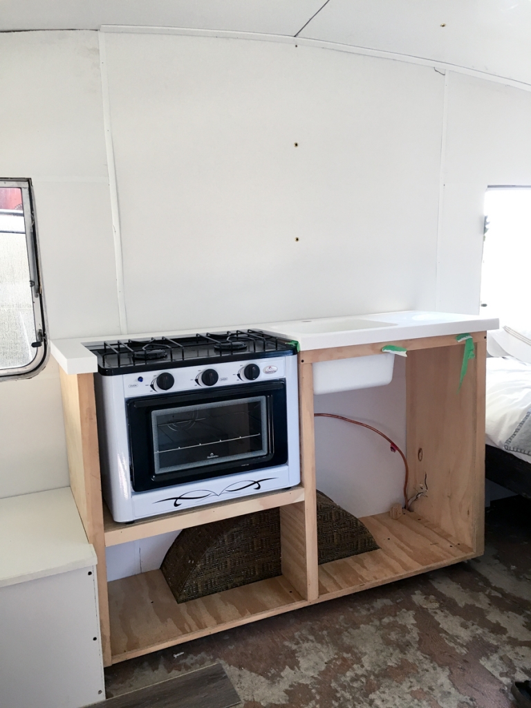 #pearlthecamper renovation progress at thelovelyindie.com